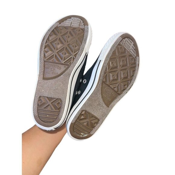 Converse All Stars Black High top With Rainbow Ruffles Girl’s Size 1 Colorful - Picture 8 of 8